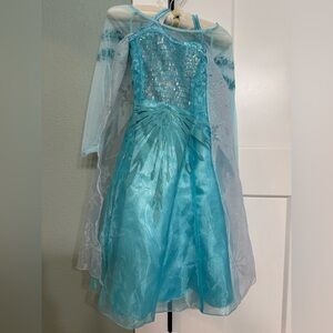 Disney Elsa-Inspired Light Blue Sparkle Princess Costume Dress